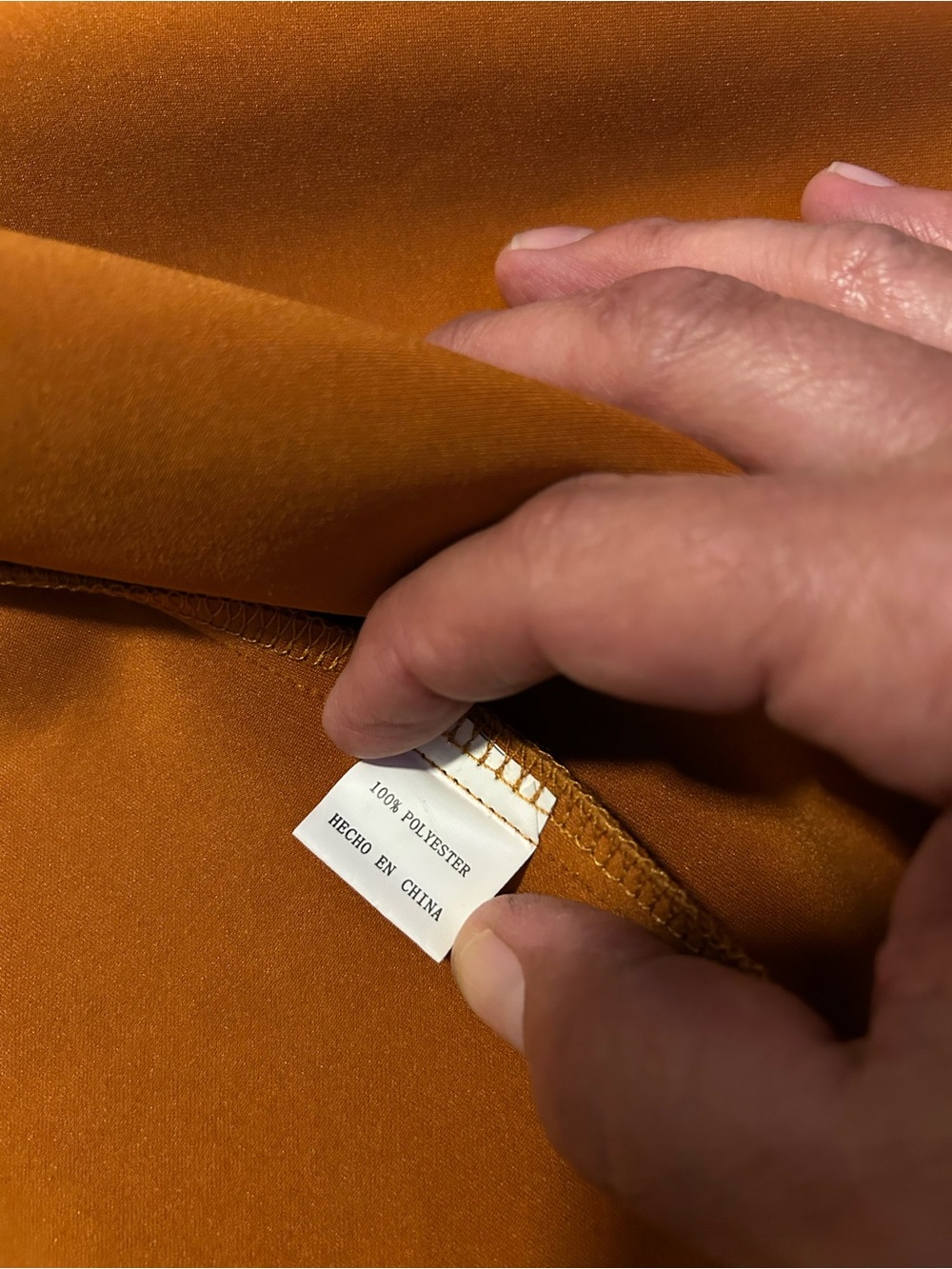 Fringed Suede (Like) Western Jacket in Tan with Multicolor Yoke Fashion Express - Picture 9 of 14